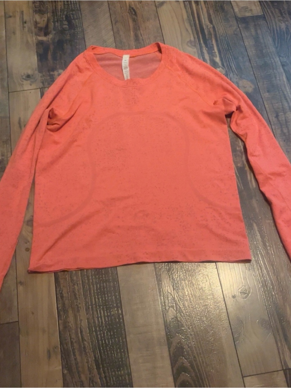 lululemon athletica Coral Long Sleeve Tee
